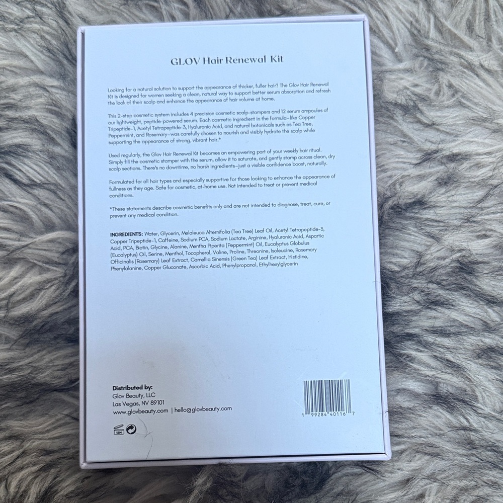 GLO Beauty Microinfusion Hair Renewal Kit - White - Picture 2 of 3